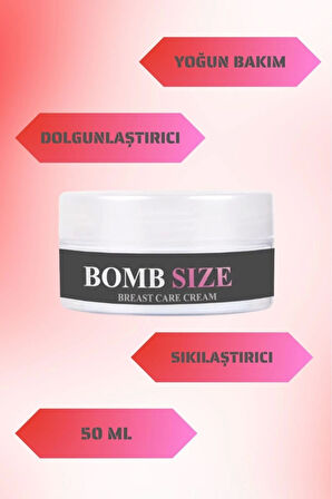 Bombsize Göğüs Büy.üt.ücü Ve Sıkı.laş.tı.rıcı 50 ML + Çörek Otu Yağı 30 ML