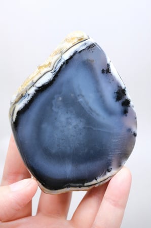 Büyük Merlinite Çifti (Dendiritik Opal) - Cilalanmış Eşleşen Yarım, Müze Kalitesi Numune (468g)