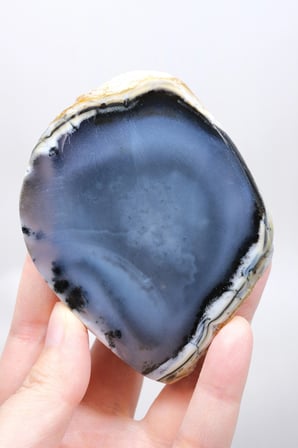 Büyük Merlinite Çifti (Dendiritik Opal) - Cilalanmış Eşleşen Yarım, Müze Kalitesi Numune (468g)
