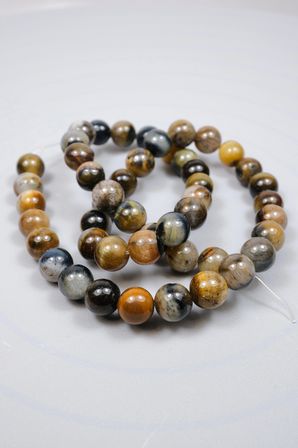 Sanatın ve Doğanın Mükemmel Tuvali: Parlak Picasso Jasper Küre Kesim 8mm Dizi