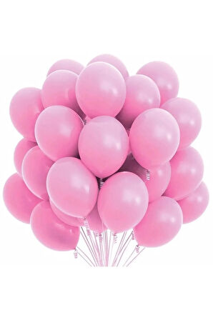 Metalik Pembe Balon Buketi 20 Li