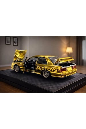 1988 BMW 3 SERIES M3 Parlak Altın (E30) BMW M3 WARSTEINER DİECAST ARABA BMW E30 MODEL GOLD RENGİ