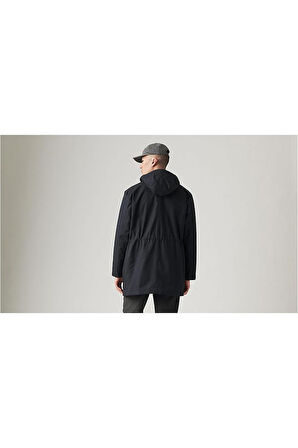 uzun erkek parka jetblack