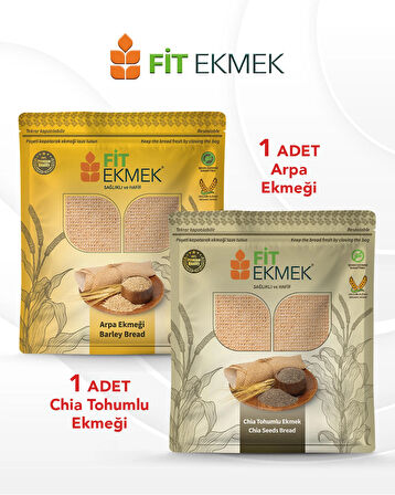 fit Arpa Lavaş Ekmeği 300gr ve Chia Lavaş Ekmeği 300gr