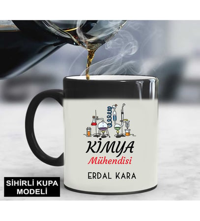 Kimya Mühendisi Kupa Bardağı Sihirli