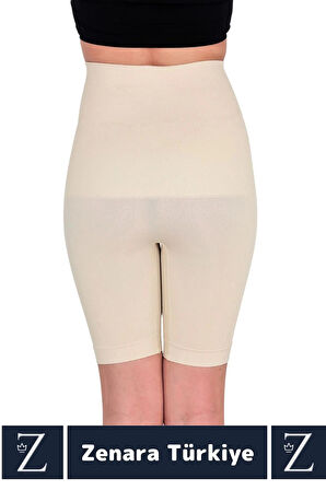 Özel Üretim Günlük İç Göstermez Vücut Şekillendiren Toparlayan Beden Küçülten Ağraflı Paçalı Korse