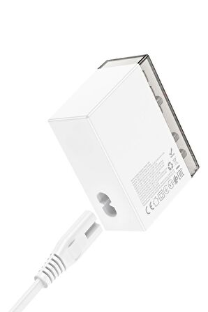 N336 Fuerza PD 65W 3 Adet Type-C 3 Adet USB Şarj Aleti 