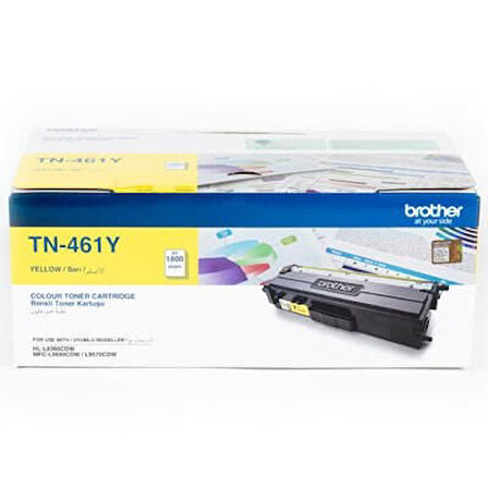 Brother TN-461Y 1.800 Sayfa Yellow Sarı Toner HL-8360 MFC-8690