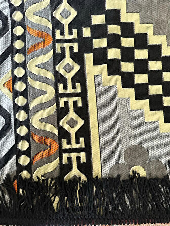 Şark Köşesi Kilim Halı Balkon ve Salon İçin Dekoratif Yıkanabilir Oturma Oda Halısı