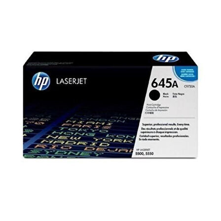 HP C9730A (645A) Siyah Black Orjinal Toner Laserjet 5500 / 5550dn