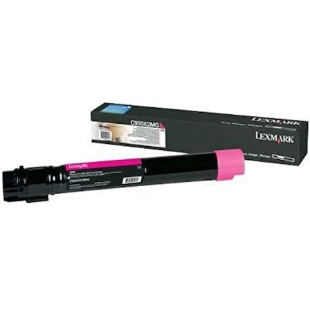 Lexmark C950X2MG Kırmızı Magenta Orjinal Toner C950 / X950