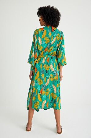 Pune Model Kimono - Plaj Elbisesi Mayo Üstü Kimono - Bayan Kimono