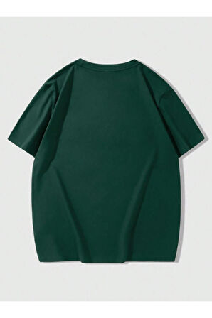 Erkek Brooklyn Kabartma Baskılı Oversize T-Shirt