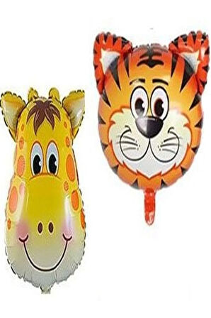 SAFARİ FOLYO KAFA BALONLAR 2 Lİ BÜYÜK BOY