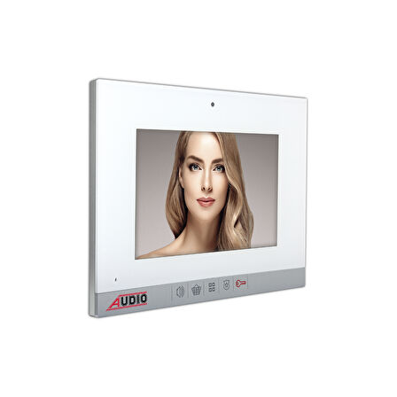 AUDIO 001188 Bus Plus 7" Görüntülü Diafon Bus Plus (Mekanik Butonlu) – Beyaz