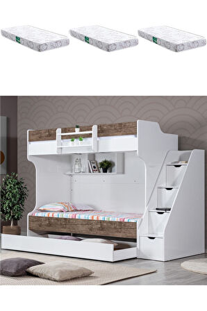 Ranza, Kardem Yavrulu Ranza - Ceviz + 3 Adet Comfort Yatak