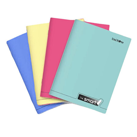 Çınar Im Smart A4 60 Yaprak Plastik Kapak Dikişli Defter Kareli 4 Adet