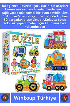 Premium Çocuk El Göz Koordinasyonu Zeka Geliştirici Eğitici Tanıtıcı Beginner ARAÇLAR Puzzle Oyunu