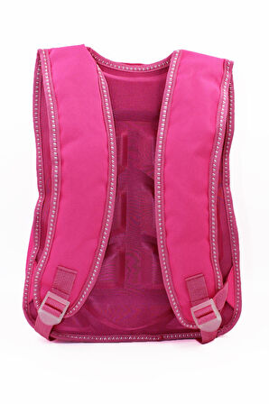 3 Gözlü Tüylü Kuromi İlkokul Çantası + Beslenme - Kuromi İlkokul Kız Çantası Mini Kafalı