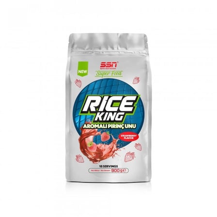 SSN Sports Style Nutrition SuperFood Rice Refuel 900 Gr Pirinç Unu Kreması (Çilek Aromalı)