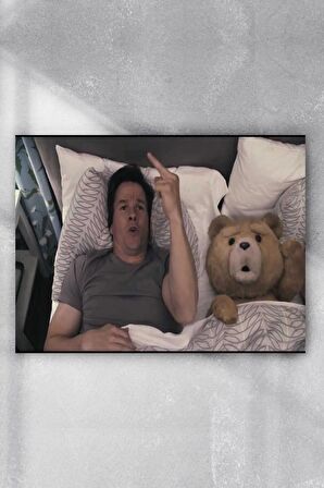 Ayı Teddy Eğlenceli Mizahi Poster 