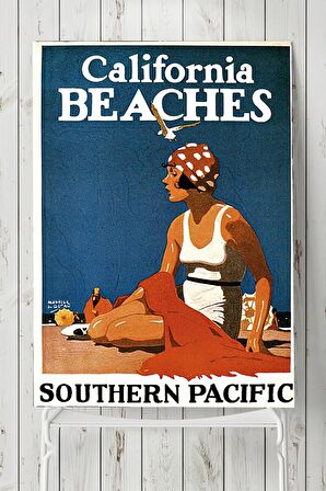 California Vintage Manzara Posteri 