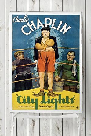 Charlie Chaplin City Light Film Afişi Poster 3 