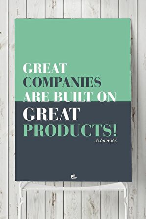 Great Companies Girişimcilik Posteri 