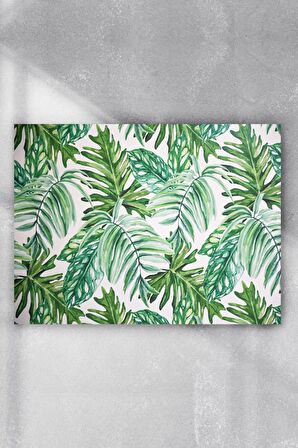 Dekoratif Yaprak Sanatsal Poster 