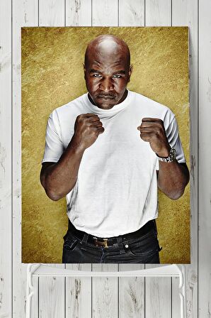 Evander Holyfield Dövüş Posteri 2