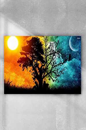 Gece - Gündüz Sanatsal Poster