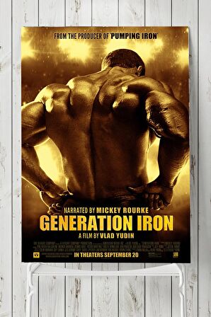 Generation Vücut Geliştirme Body Building Fitness Posteri 