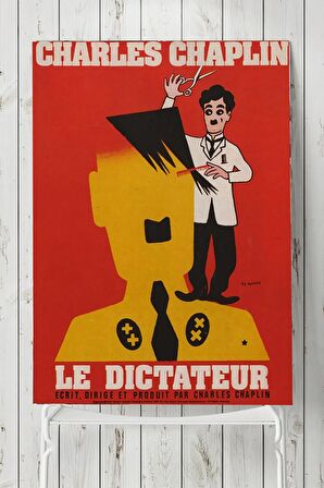 Charlie Chaplin The Great Dictator Film Afişi Poster 
