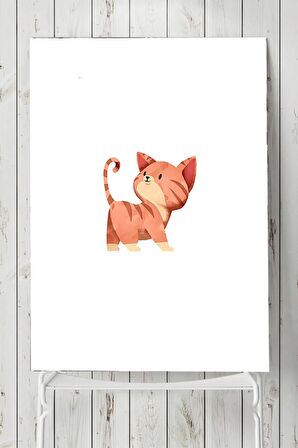 Kedi Çocuk Odası Poster 3 