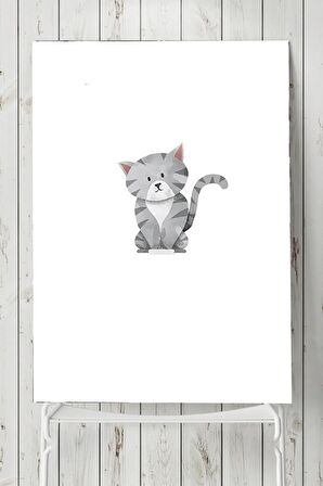 Kedi Çocuk Odası Poster 6  