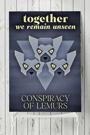 Lemur Hayvan Posteri 