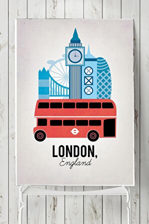 Londra Vintage Manzara Posteri 2