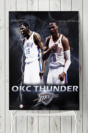 Okc Thunder Basketbol Posteri  