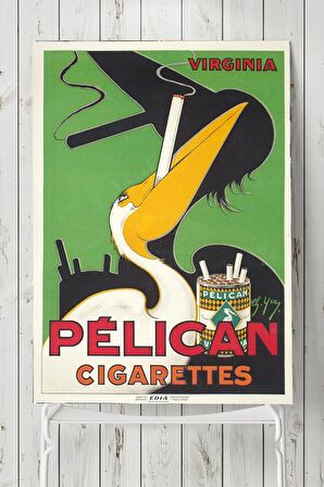 Pelican Cigaret Vintage Poster 