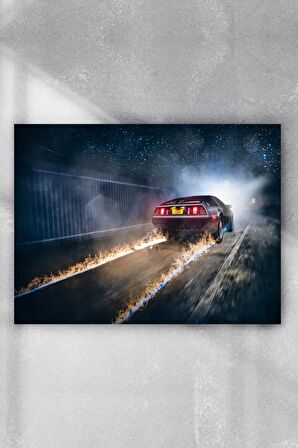 De Lorean Araba Posteri