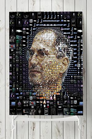 Steve Jobs Mozaik Girişimcilik Posteri 2 