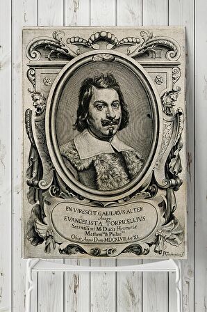 Evangelista Torricelli Bilimsel Poster
