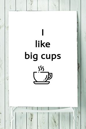 Big Cup Mutfak Poster 