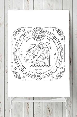 Kova Burcu Tasarım Poster 3