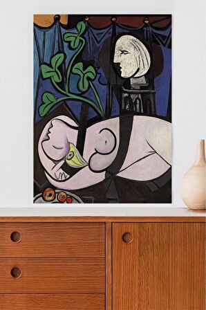 Yeşil Yapraklar Ve Büst - Pablo Picasso Sanatsal Poster