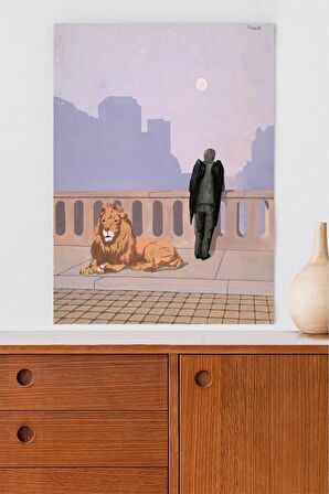 Homesickness - Rene Magritte Sanatsal Poster