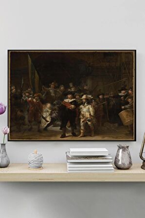The Night Watch- Gece Devriyesi - Rembrandt Sanatsal Poster