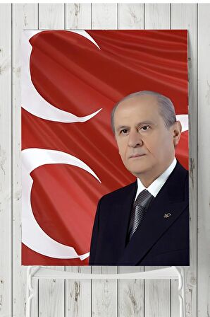 Devlet Bahçeli Posteri, Mhp Posteri, Ülkücü Posteri, Milliyetçi Hareket Partisi Afiş