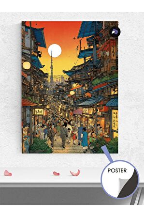Hong Kong Poster - Afiş - Dekoratif Duvar Posteri