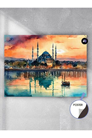 Türkiye İstanbul Boğazı Poster - Afiş - Dekoratif Duvar Posteri